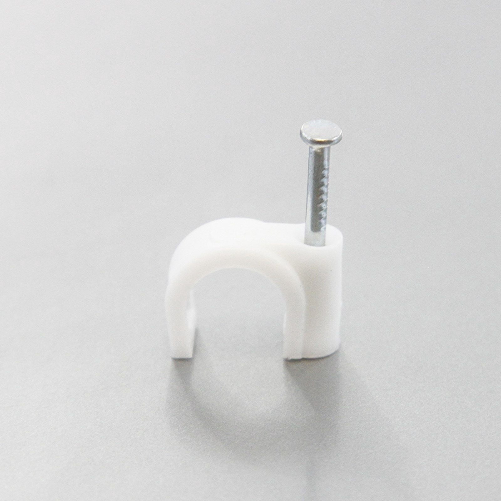 5000 Round 1/2 Inches (12 mm) Cable Wire Clips Cable Management Cord ...