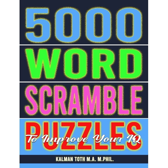 5000 Word Scramble Puzzles to Improve Your IQ