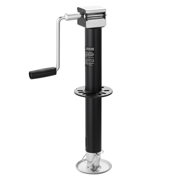 5000 lbs A-Frame Trailer Jack - 15 Inch Lift, 7-Level Drop Leg - RV, Utility & Yacht Trailers