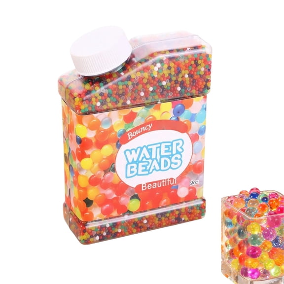 50000 PCS Multicolor Water Beads Vase Fillers, Colorful Non Toxic Bouncy Gel Orbs for Wedding Centerpieces, Floating Candles, Floral Arrangement and Christmas Home Decor