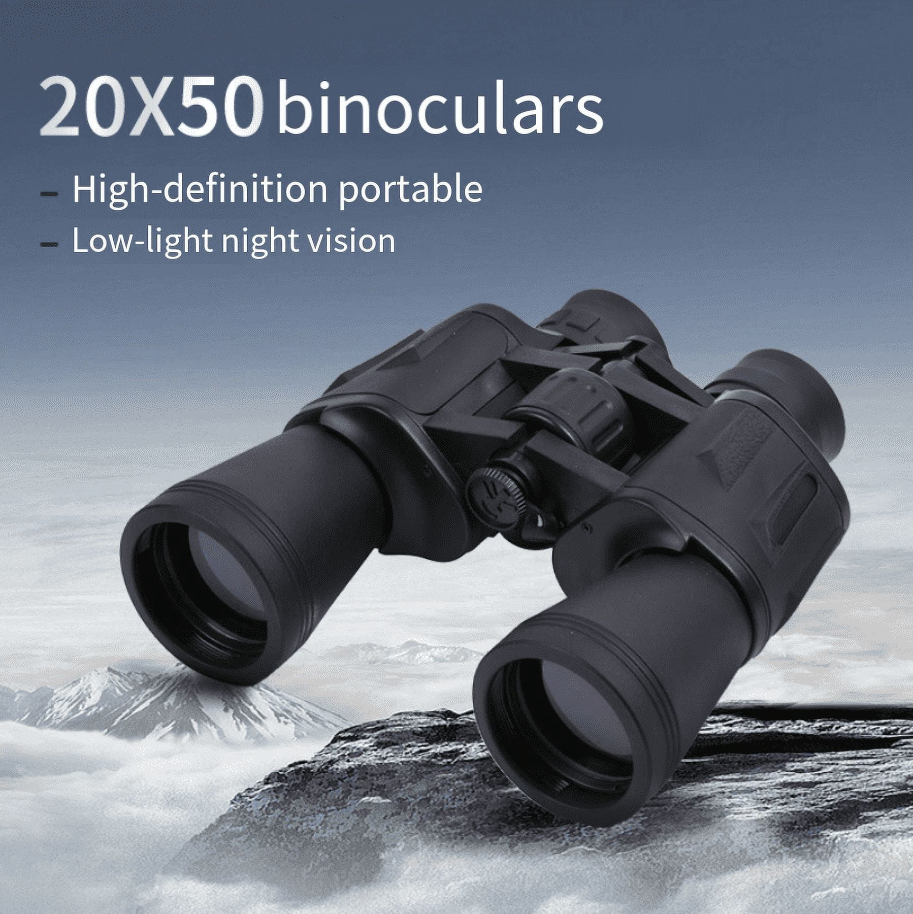 50000M Military 20X50 Zoom HD BAK4-Prism Powerful Binoculars Long Range Professional Telescope For Outdoor Camping Travel