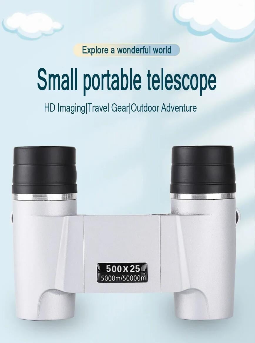 50000M Telescope Auto Focus 500X25 Powerful Binoculars Long Range Professional Mini Portable HD Waterproof Monocular