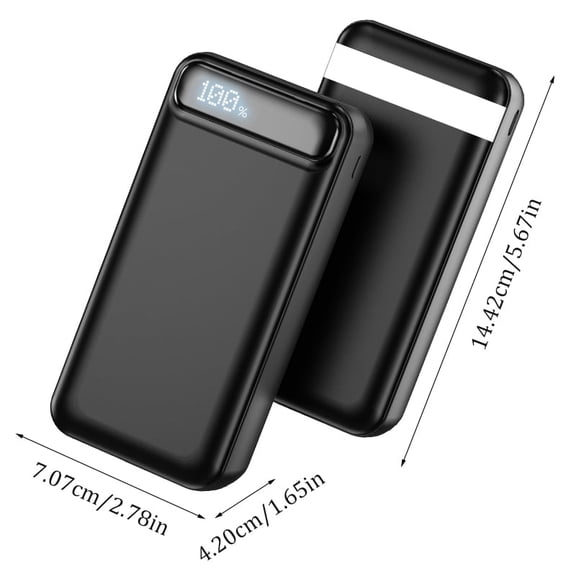 50000mAh Home Emergency Power Bank, 22.5W Fast Charging, LED Display & Flashlight, 2 Input 3 Output, Backup Charger for Power Outages