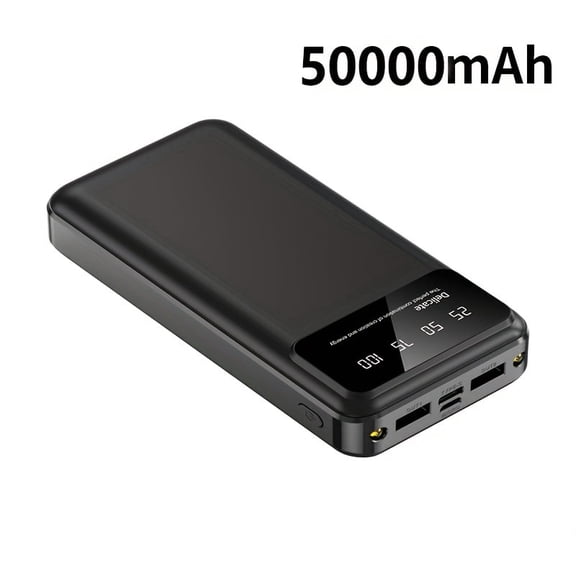 20000mAh Large Capacity Portable Power Bank, Power Distribution LED Display/flashlight, Suitable for Fast Charging Of Mobile Phones/Android Electronics And Other Equipment,Outdoor Removable Emergency