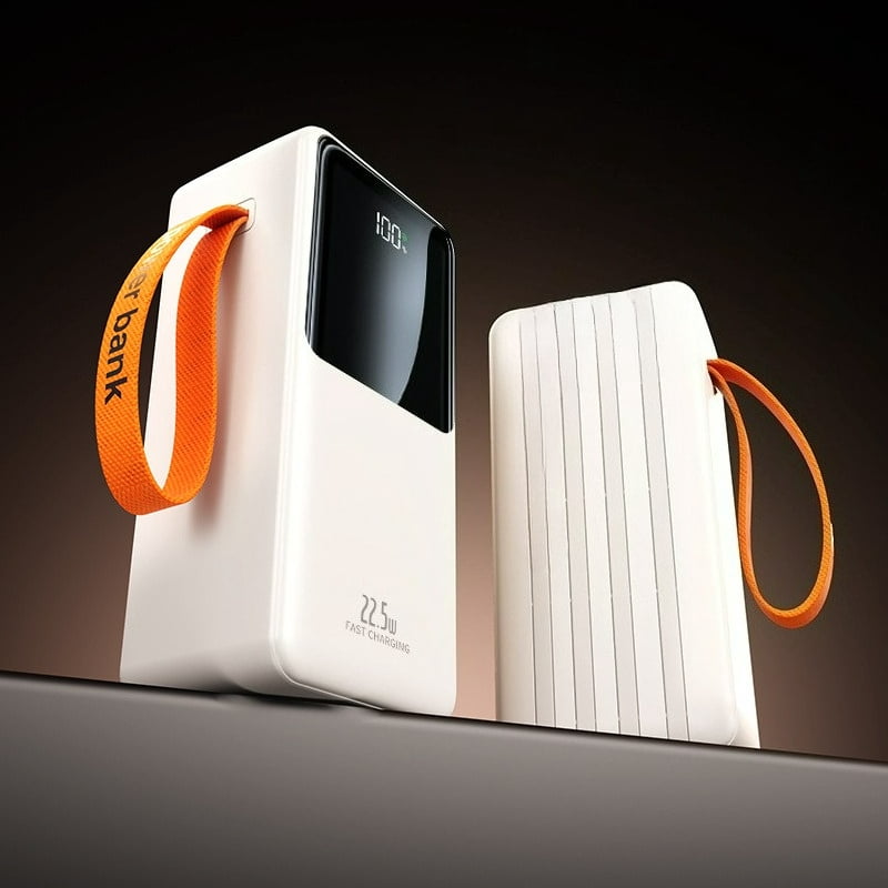 50000mAh Mobile Power Quick Charger Portable, Built-in 4 Cables, Large Capacity Fast Charging Battery Pack Compatible with More Mobile Phone Models, Outdoor Emergency Charging Bank