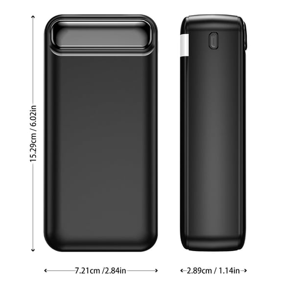 50000mAh Outdoor Portable Power Bank, 22.5W Fast Charging, LED Digital Display & Light, 2 Input 3 Output, for Camping Hiking Daily Commute