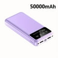 thumbnail image 1 of 50000mAh Portable Power Bank with LED Display & Flashlight, Fast Charging for Phones, Android Devices, Outdoor Travel Emergency Power Supply, Gift, 1 of 12