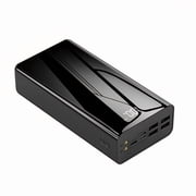 50000mAh Portable Power Bank with LED Flashlight & Display, Fast Charging via Multiple USB/Type-C Ports for Smartphones & Devices