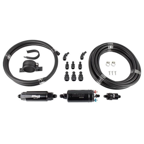 50001 Inline Frame Mount Fuel Delivery Kit - Black Anodized