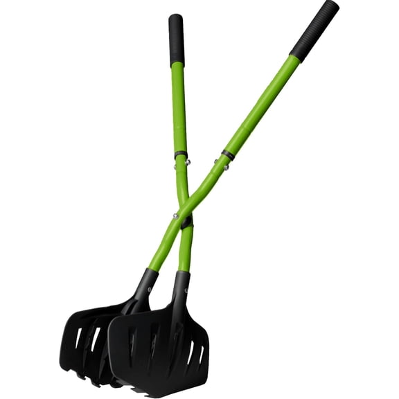 50002 Gator Grabber Telescoping Leaf Clean-Up Tool, Green/Black
