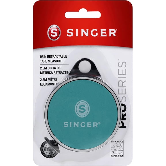 50003 ProSeries Retractable Tape Measure, 98-Inch, Teal