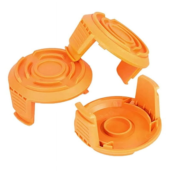 50006531 Spool Cap Covers for WA6531 GT Trimmer Part Replacements (3 Pack),3 * Spool Cap Cover,Orange