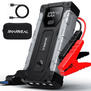 6000A Car Jump Starter, 12V 8000 mAh Portable Jump Starter Car Battery Booster Jump Box Pack for 10.0L Gas & 9.0L Diesel Engines with LED Light