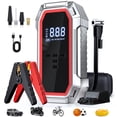 thumbnail image 1 of 5000A Portable Jump Starter with Air Compressor, 160 PSI Tire Inflator for Cars, Trucks & SUVs, 12V Car Battery Jumper Box with LCD Display, LED Light and USB Power Bank, 1 of 9