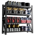 thumbnail image 1 of Heavy Duty Metal Garage Storage Rack, Black, 71 in x 23.7 in x 69 in, 1 of 9