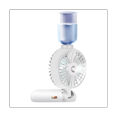 5000MAh Portable Spray Mist Fan with LCD Display USB Mute Wireless Mini