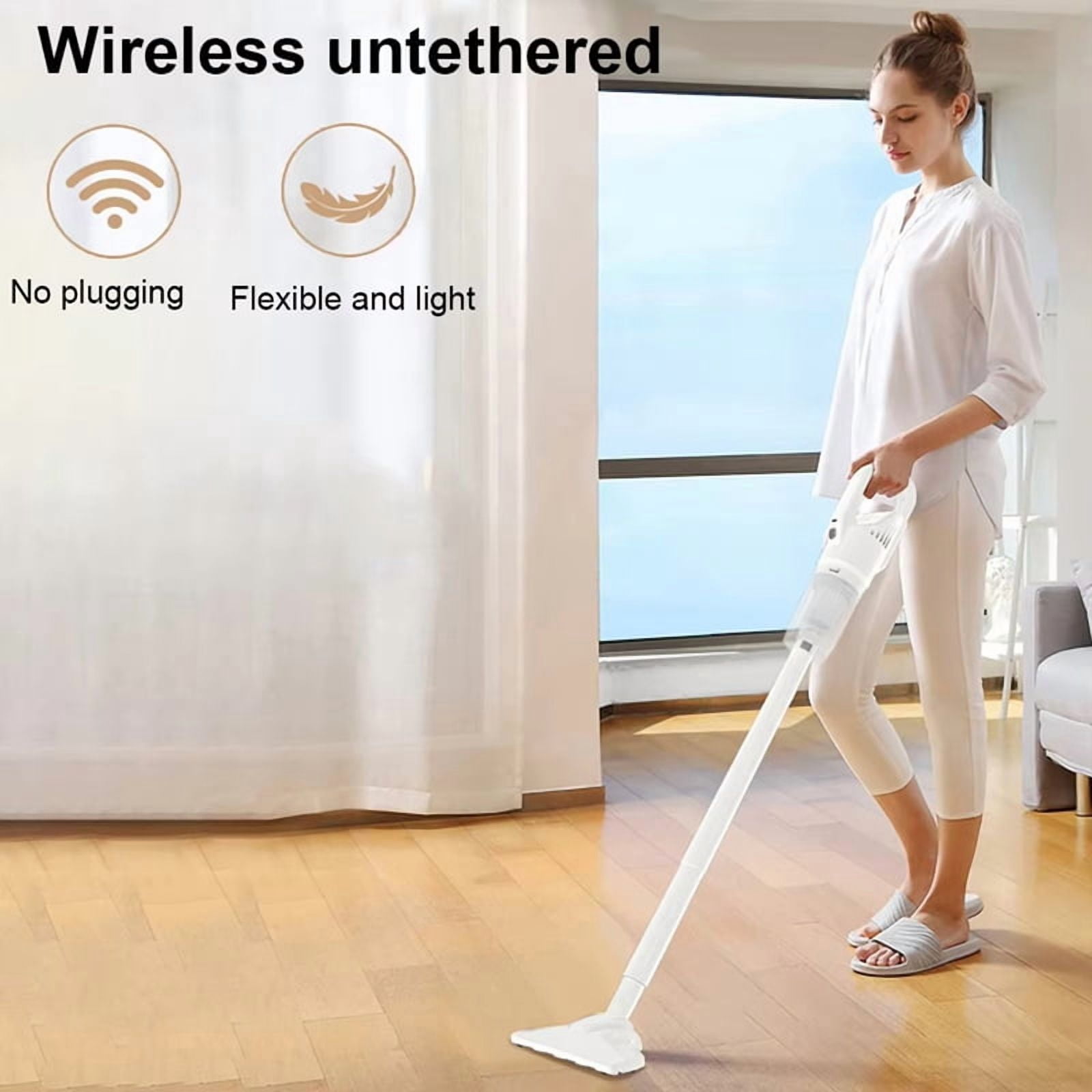 5000Pa Large Suction Vacuum Cleaner USB Rechargeable Cordless Handheld Vacuum 2400mAh Electric Sweeper for Pet Hair