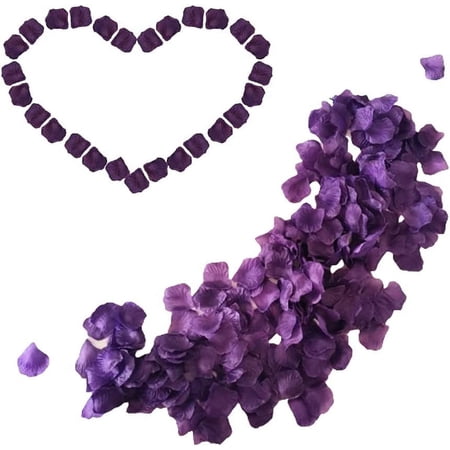5000Pcs Artificial Rose Petals,Faux Rose Petals Romantic Decoration,Rich Colors Fake Silk Flowers Petals for Wedding Valentine's Day Birthday Confession Surprise Party Decor (Orange)