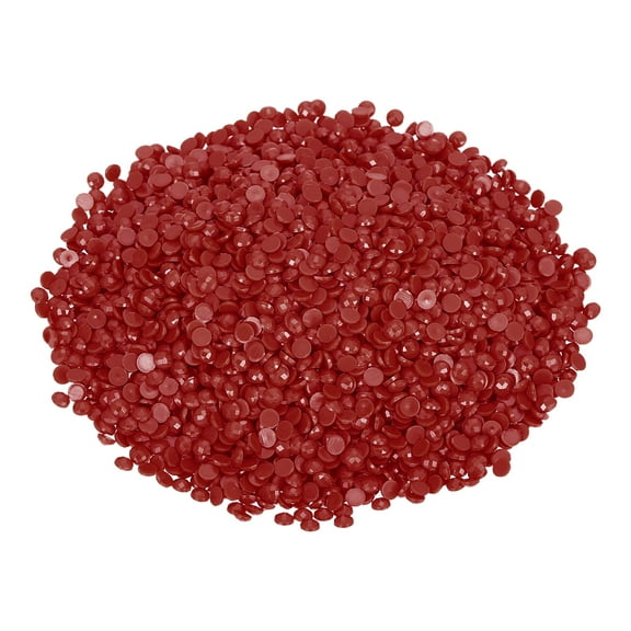 Uxcell 5000 Pcs Diamond Art Painting Beads Round 5D Diamond Art Painting Drills Accessories for Gem Replacement Light Red