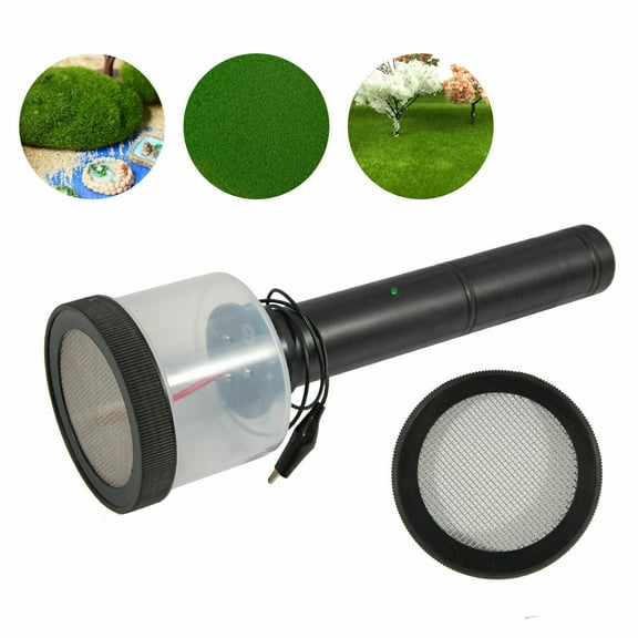 5000V Flocking Machine Static Grass Applicator Scenic Modelling Grass Master Static Grass Applicator Kit Electrostatic Flock Landscaping Flocking Machine Mini Static Grass Flocking Applicator