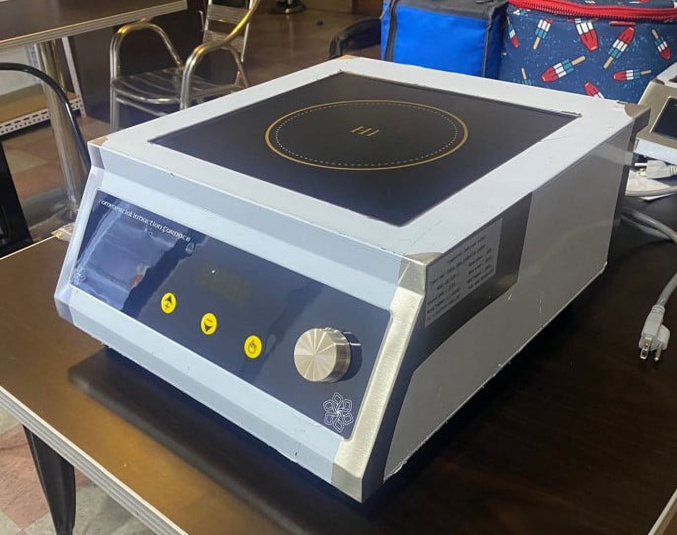 5000W Commercial Induction Cooker Stainless Steel 208240V