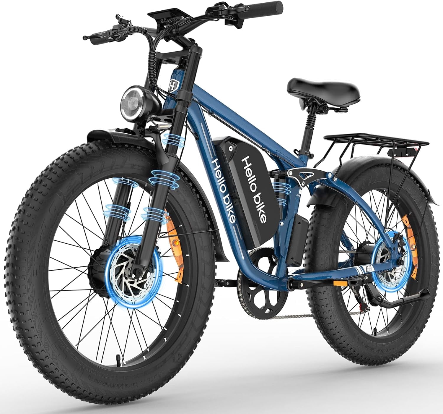5000W Dual Motor Electric Bike for Adults, 52V 25Ah Fast Ebike