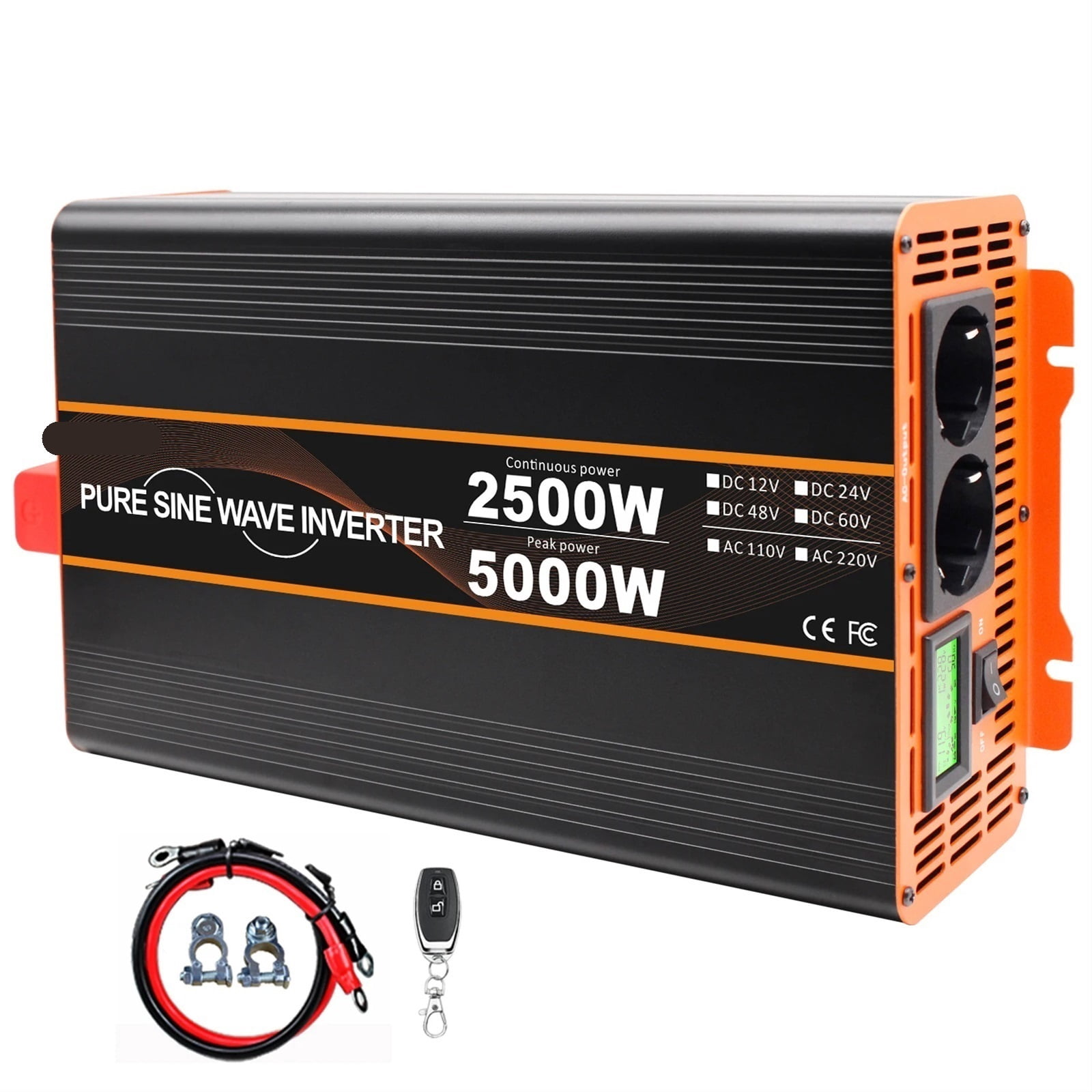 5000W Inverter 4000W Dc To Ac Pure Sine Wave Voltage Converter Power Car Micro Inverter ,Protect Your Appliances