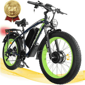 Movcan V40 Electric Bike For Adults,48V25Ah Removable Battery 20 Fat Tire Dirt Bike,1500W Motor 35MPH Top Speed 120 Miles Range Electric Motorcycle,7 Speed Dual Hydraulic Brake Ebikes For All-Terrain