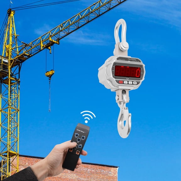 5000kg/11000lbs Aluminum Hanging Weight Digital Scale +Infrared Remote Control