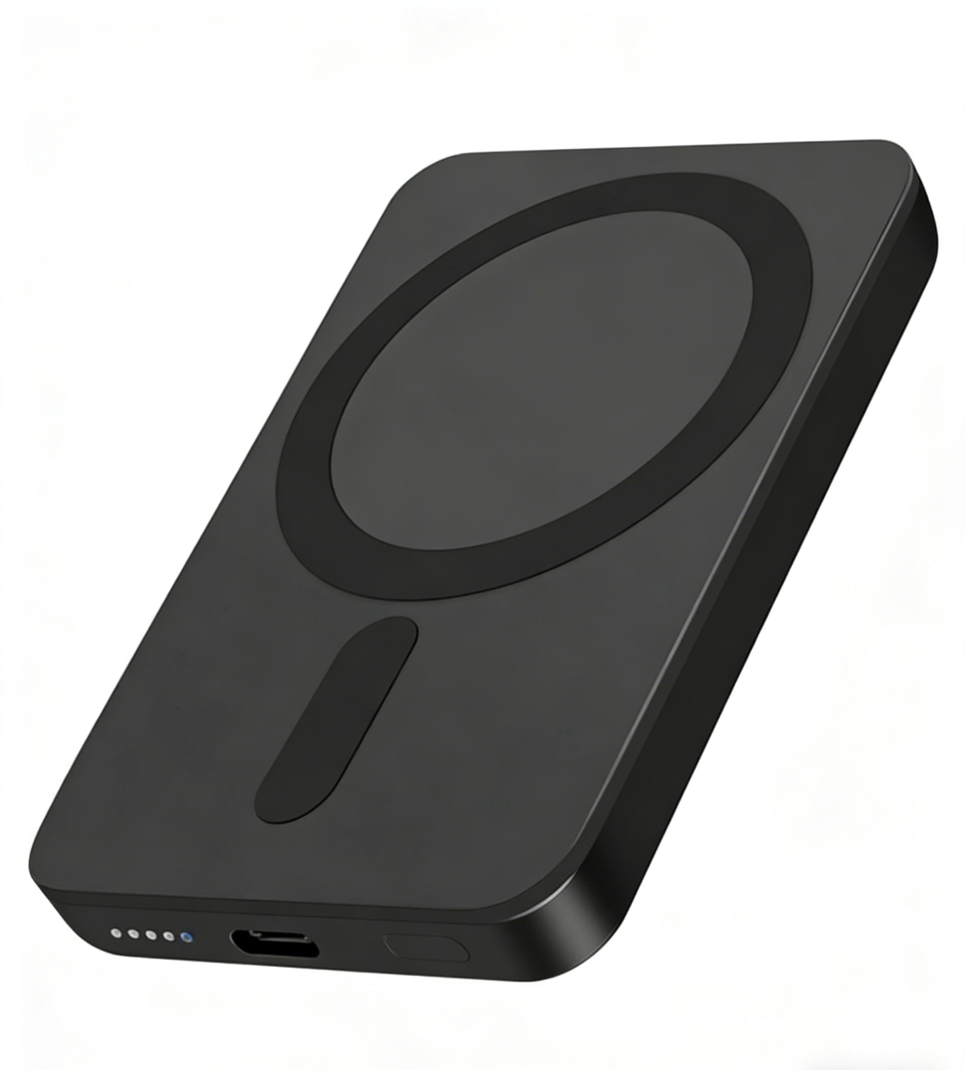 Hendoct 5000mAh Magnetic Wireless Portable Charger Power Bank Compatible with iPhone 15/14/13/12 Series, Black