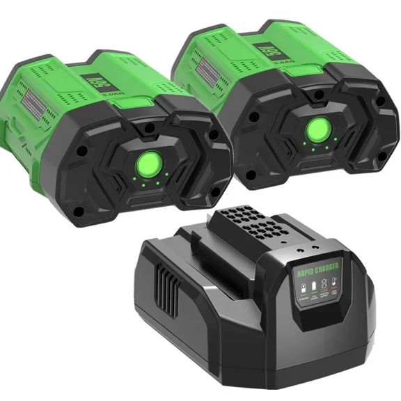 5000mAh BA2800T High Capacity Replacement for EGO Battery and Charger 56 Volt Battery 5.0Ah BA4200 CS1604 CS1804 CS1403 HT2400 LB6504 LB5804 LB6500 LB4800