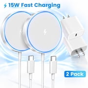 Magnetic Wireless Charger Fast MagSafe Charger for iPhone 18 /17/16/15/14/13/12/AirPods 3/2/Pro/Pro 2 Magnet Charging Pad Mag Safe Chargerwith Dual Charging Ports