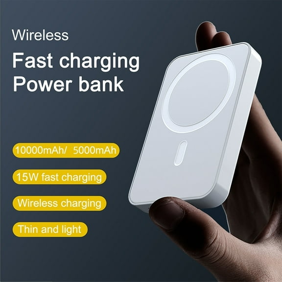 5000mAh Magnetic Wireless Power Bank,Portable 15W Fast Charging Battery Pack Charger Compatible with iPhone 14/13/12 Series