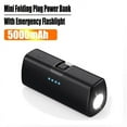 thumbnail image 1 of 5000mAh Portable Power Bank with Torch Pocket Power Bank 5000mah with Flashlight Portable Power Bank Portable Mini Charger, 1 of 19