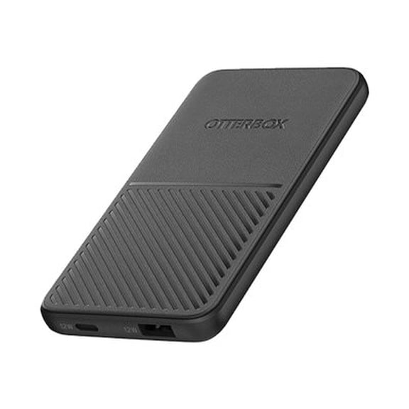 OtterBox Standard - Power bank - 5000 mAh - Apple Fast Charge, FC, USB BC 1.2 - 2 output connectors (USB, USB-C)