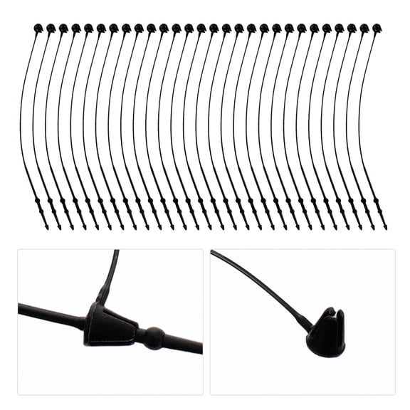 5000pcs Black Plastic for Fastening Use Lightweight and Disposable Tag Fasteners