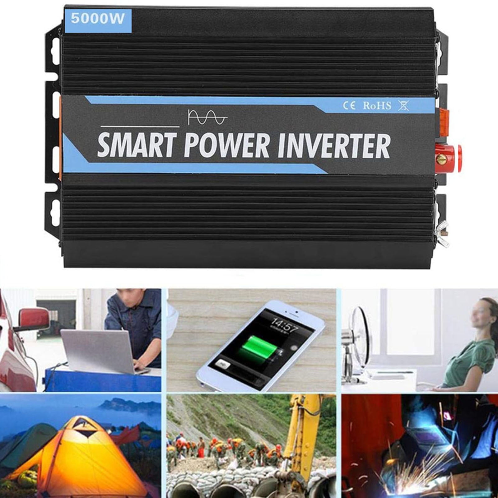 ,5000w 220v Peak 12v 220v Inverter Pure Peak 10000w Pure Sine Inverter 12v Inverter 10000w Rv Car To 220v Car 12v To 220v Qisuo Eryue Car Converter Inverter