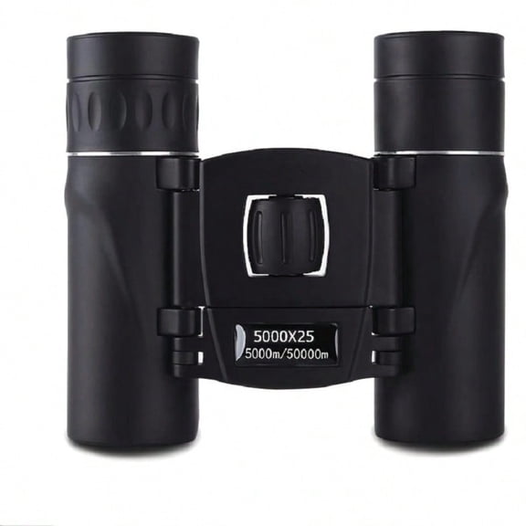 5000x25 High-Definition Portable Binoculars, BAK4 Prism FMC Lens for Bird Watching Hunting Camping Outdoor (1-Pack)