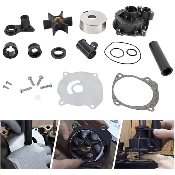 5001595 Water Pump Impeller Repair Kit with Housing for Johnson Evinrude OMC 75 90 105 115 120 130 135 140 150 175 200 225 250 HP V4 V6 V8 Outboard Boat Motor Replace 5001595 435929 Sierra 18-3315-2