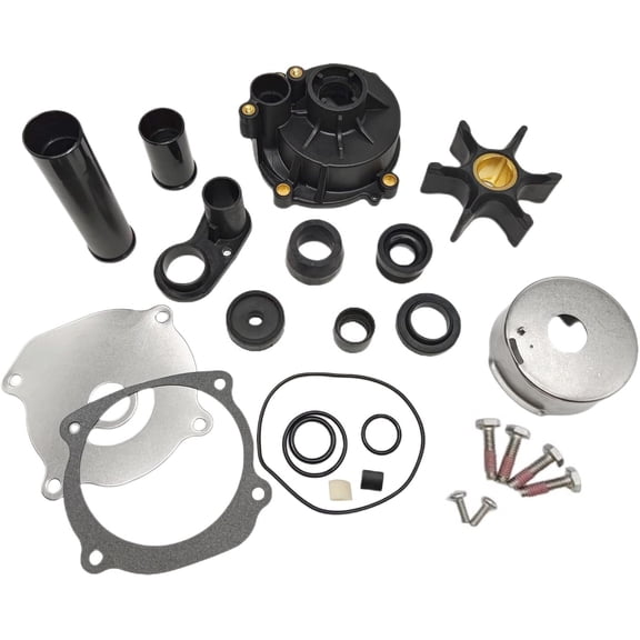 5001595 Water Pump Kit for Johnson Evinrude 75-250 HP Marine Motor Fits Johnson Evinrude OMC Outboard 75 80 90 100 105 115 120 125 130 140 150 175 185 200 225 250 HP, Replace Sierra 18-3315-2