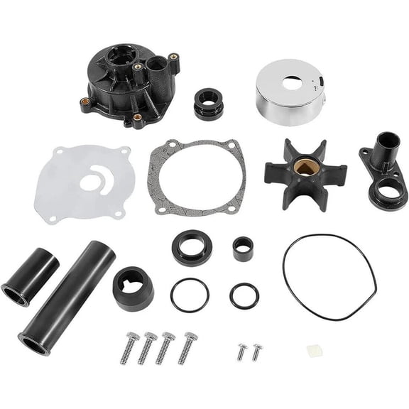 5001595 Water Pump Repair Kit for Johnson Evinrude Outboard 75-250HP V4 V6 V8 1993-2010, Complete Set with Gaskets Impeller Seals, 1 Kit