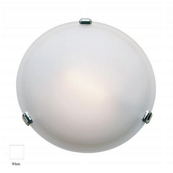 50020-WH-FST Nimbus 1 Light Flush - Mount - White