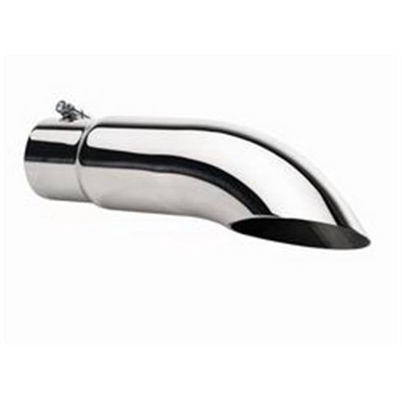 500384 Exhaust Tail Pipe Tip - Silver - 3 In. Inlet
