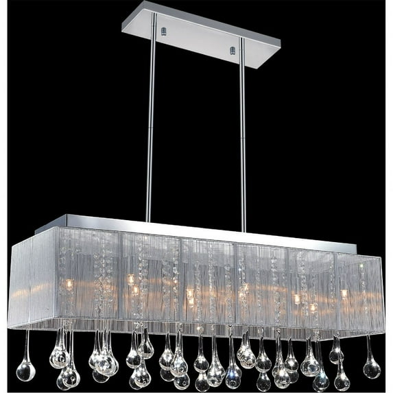 5005P40C(S-C)-CWI Lighting-14 Light Chandelier with Chrome Finish