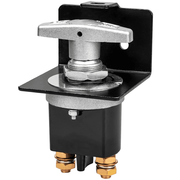 500A High Current Battery Disconnect Switch, 12-36V Battery Cut Switch with Lock-Out Plate, Replace 20247, Truck, RV