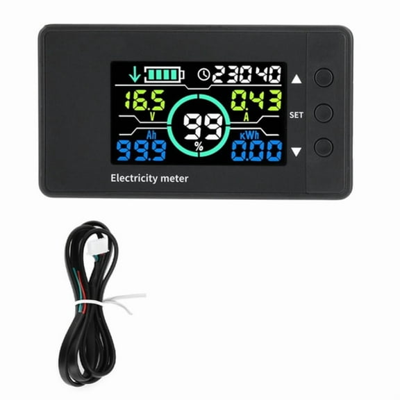 500A High- Coulomb Meter Voltage, Current and Power Tester, Electric Vehicle Battery Power Test Indicator