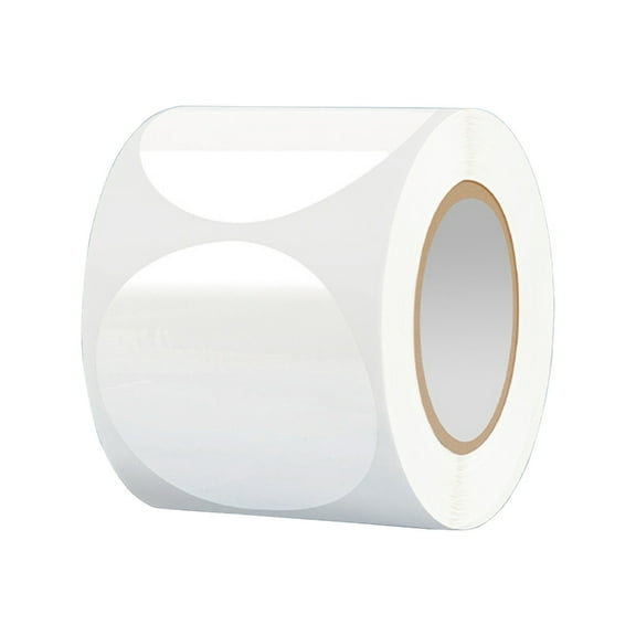 500Pcs Clear Round Seal Sticker Adhesive Wrapping Labels for Envelopes Card