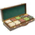 thumbnail image 1 of 500Ct Claysmith Gaming 'The Mint' Chip Set in Walnut, 1 of 6