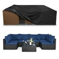 thumbnail image 1 of 500D Patio Furniture Covers Thickening Outdoor Cover Protective Black 126"x64"x28", 1 of 5