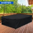 thumbnail image 1 of 500D Patio Furniture Covers Thickening Outdoor Cover Protective Black 126"x64"x27", 1 of 5